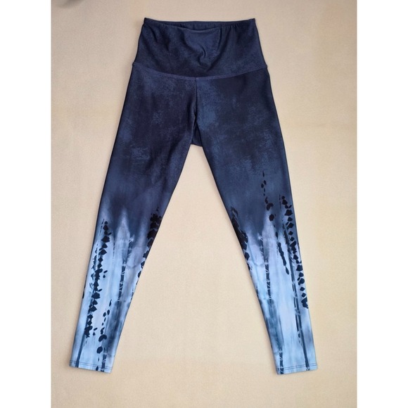 Onzie Pants - Onzie Leggings Women's Size M Navy Blue‎ Black Yoga Gym Athletic Pants